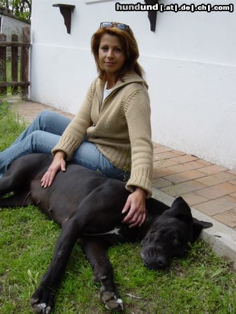 Deutsche Dogge Lady Aysha und ich 