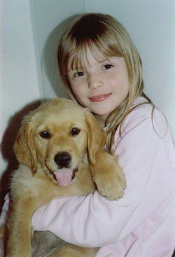 Golden Retriever Billy mit Janine